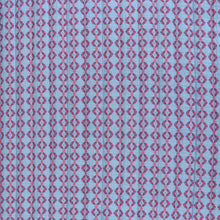 Quilted Double Sided Fabric - Summer Flowers - Pink + Blue