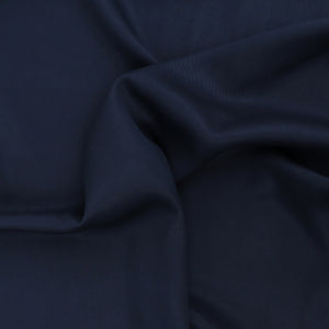 Sandwashed Tencel™ Twill - Navy Blue - END OF BOLT 53cm