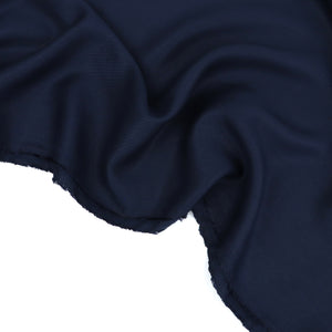 Sandwashed Tencel™ Twill - Navy Blue - END OF BOLT 53cm