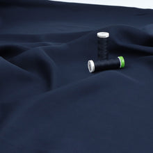 Sandwashed Tencel™ Twill - Navy Blue - END OF BOLT 53cm