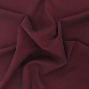 Sandwashed Viscose Twill - Maroon