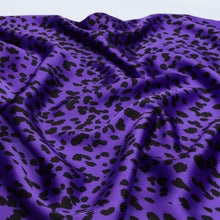 Satin - Leopard Amethyst Purple