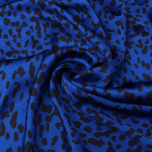 Satin - Leopard Sapphire Blue - END OF BOLT 169cm