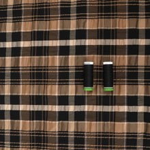 Seersucker - Brown Check