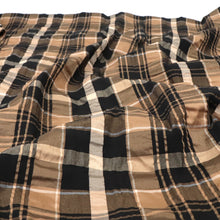 Seersucker - Brown Check