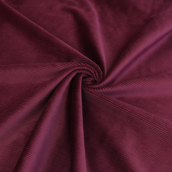 Stretch Cotton Corduroy - Plum