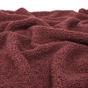 Teddy Fleece - Dark Rouge