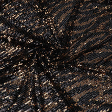 Tulle Sequins - Gold + Black Zebra - SALE