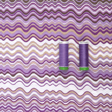 Viscose Blend Crepe - Waves - Purple