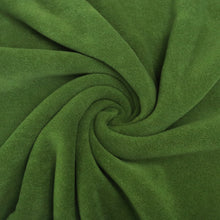 Viscose Blend Polar Fleece - Leaf Green