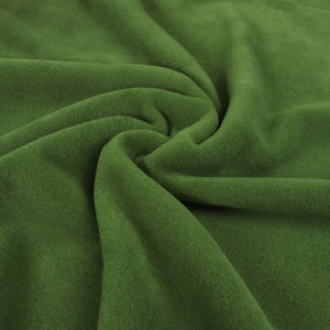 Viscose Blend Polar Fleece - Leaf Green