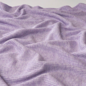 Viscose Blend Ribbed Jersey Knit - Lilac SEAMWORK