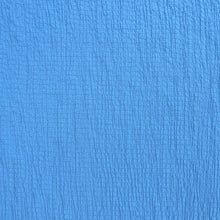 Viscose Blend Seersucker - Blue - END OF BOLT 96cm