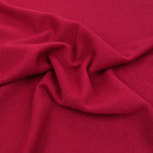 Viscose Blend Soft Knit - Berry Red - END OF BOLT 145cm