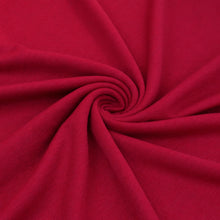 Viscose Blend Soft Knit - Berry Red - END OF BOLT 145cm