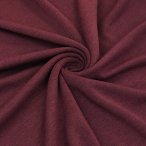 Viscose Blend Soft Knit - Plum Purple - END OF BOLT 145cm