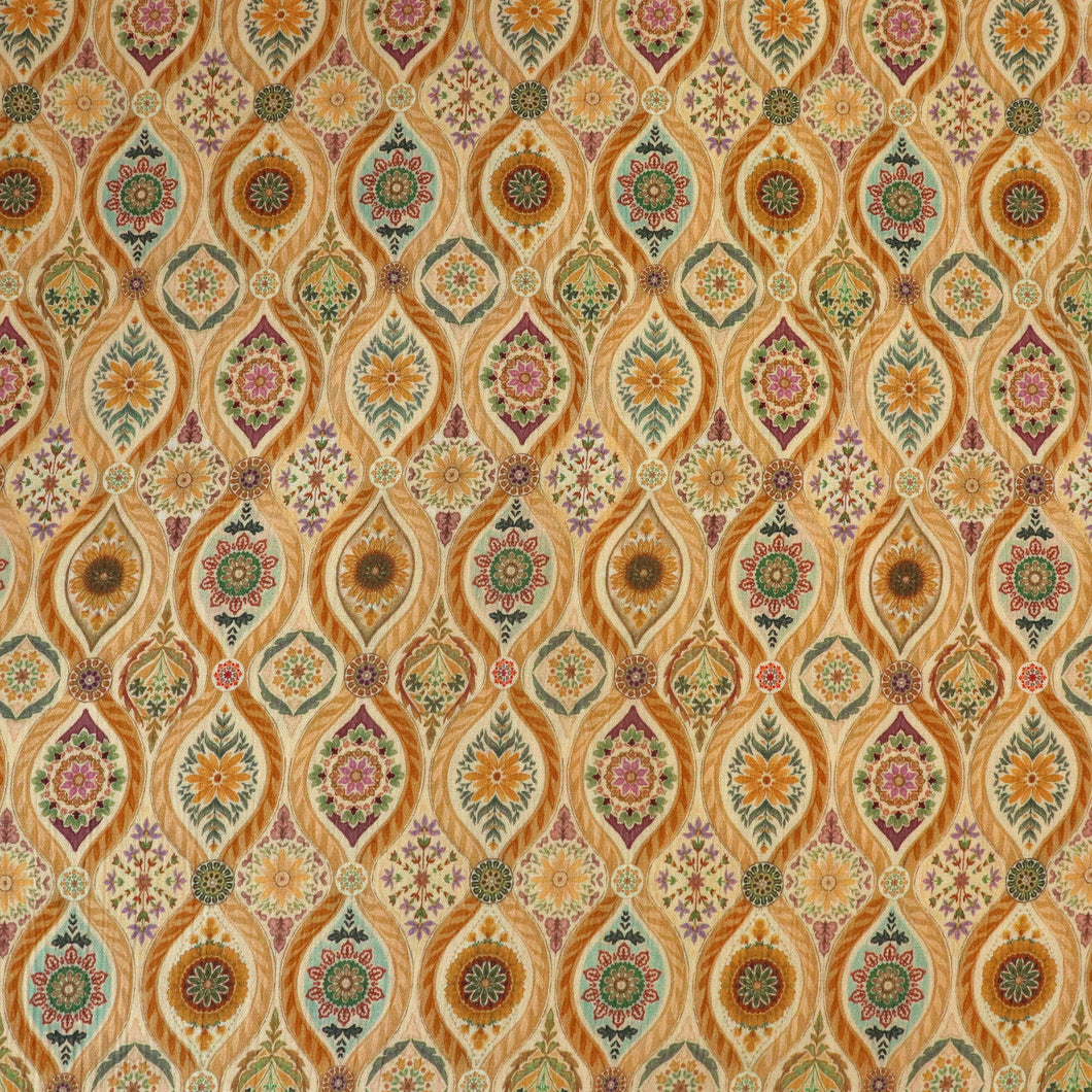 Viscose Crepe - Sunflower Tiles