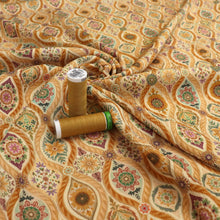 Viscose Crepe - Sunflower Tiles