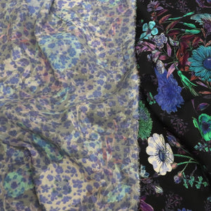 Viscose Crepe with Lenzing™️ EcoVero™️ viscose fibres - Double Floral