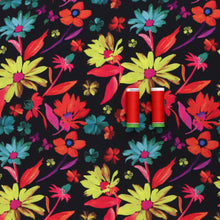 Viscose Lawn - Midnight Floral Fiesta