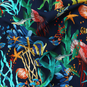 Viscose Lawn - Ocean Life