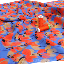 Viscose Lawn - Orange Poppy