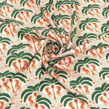 Viscose Lawn - Palm Tree Leopards - END OF BOLT 85cm