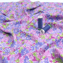 Viscose Lawn - Purple Blooms