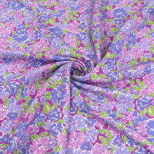 Viscose Lawn - Purple Blooms