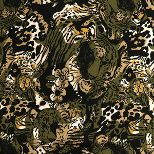 Viscose Lawn - Tigers Of The Forest - Sew Me Sunshine Exclusive