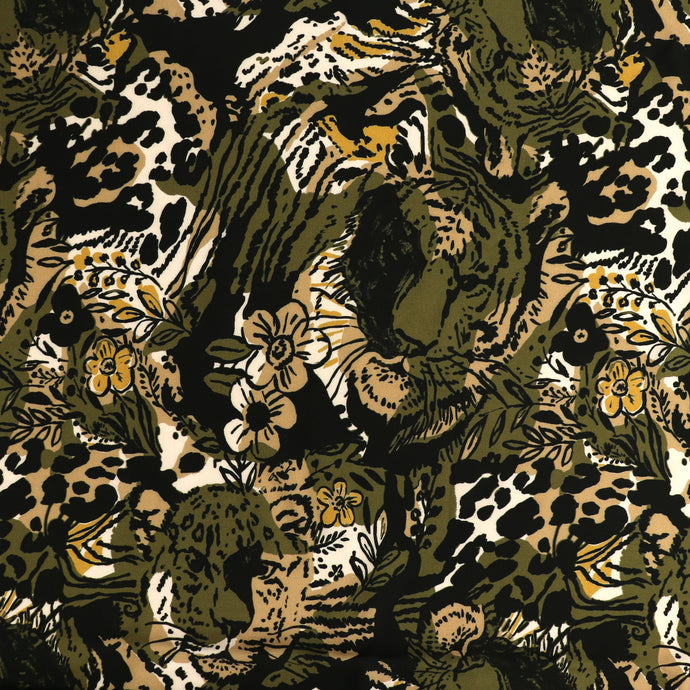 Viscose Lawn - Tigers Of The Forest - Sew Me Sunshine Exclusive