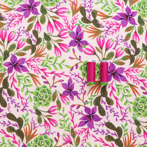 Viscose Lawn with Lenzing™️ EcoVero™️ viscose fibres - Desert Flowers