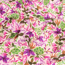 Viscose Lawn with Lenzing™️ EcoVero™️ viscose fibres - Desert Flowers