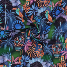 Viscose Lawn with Lenzing™️ EcoVero™️ viscose fibres - Midnight Toucans - Sew Me Sunshine Exclusive