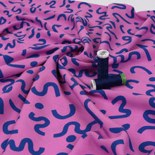 Viscose Lawn with Lenzing™️ EcoVero™️ viscose fibres - Nerida Hansen - Boho Geo Purple