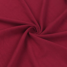 Viscose Linen - Burgundy Red