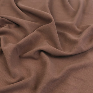 Viscose Linen - Milk Chocolate Brown