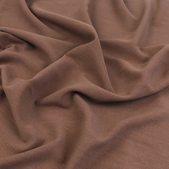 Viscose Linen - Milk Chocolate Brown