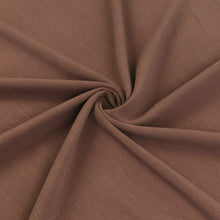 Viscose Linen - Milk Chocolate Brown