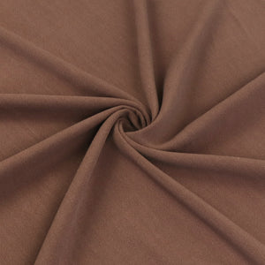Viscose Linen - Milk Chocolate Brown
