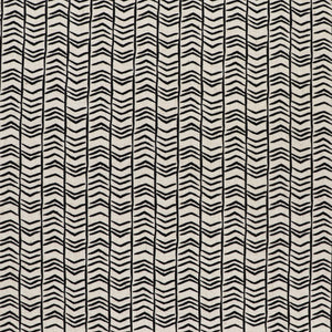 Viscose Linen - Natural Chevron Stripe