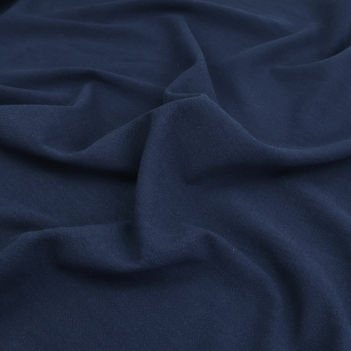 Viscose Linen - Navy Blue
