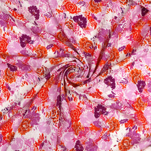 Viscose Linen - Sea Flora - Pink