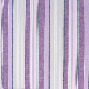 Viscose Linen - Stripe - Purples - END OF BOLT 160cm