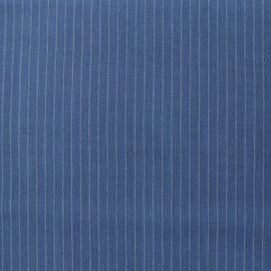 Viscose Linen Blend - Pinstripe - Blue