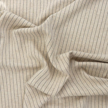 Viscose Linen Blend - Pinstripe - Natural