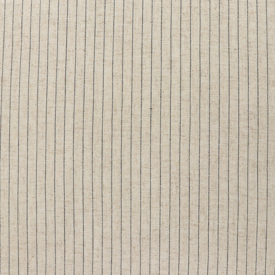 Viscose Linen Blend - Pinstripe - Natural