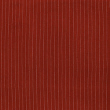 Viscose Linen Blend - Pinstripe - Red - END OF BOLT 62cm