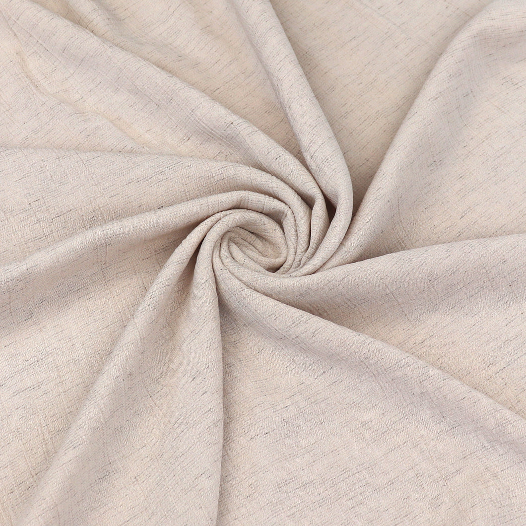 Viscose Linen Crinkle - Natural