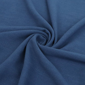 Viscose Linen Slub - Blue - END OF BOLT 47cm